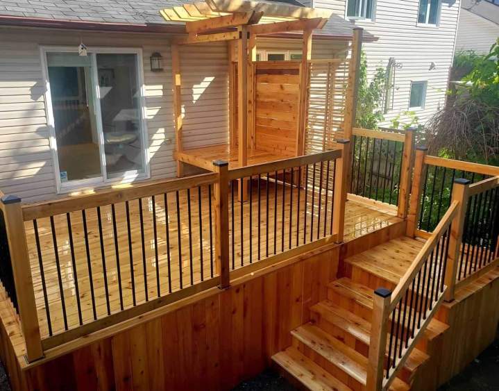 Installation de terrasse en bois Gatineau