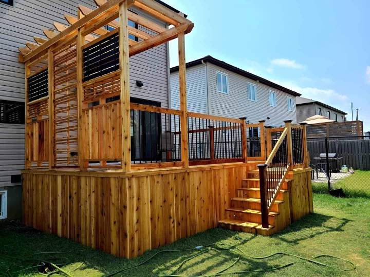 Construction de patio en bois Gatineau
