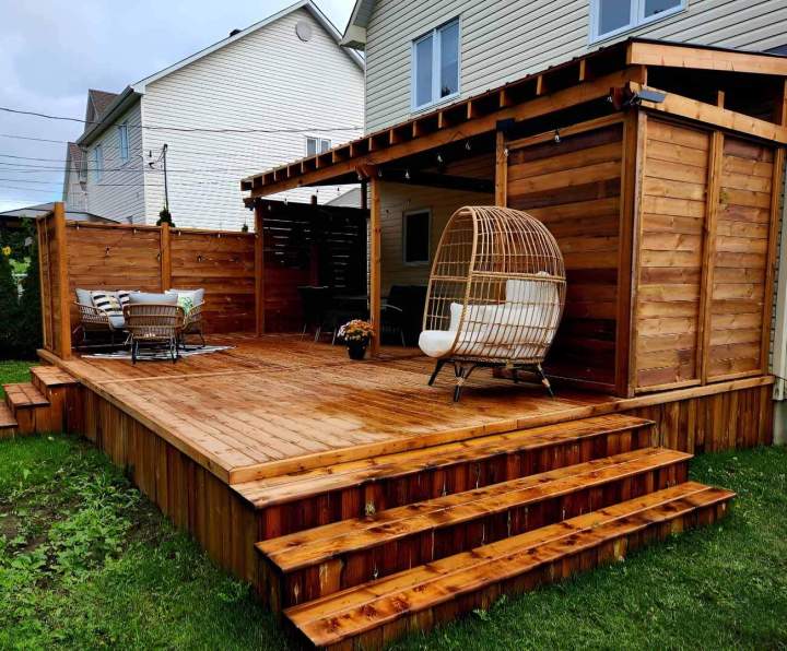Terrasse en bois Gatineau