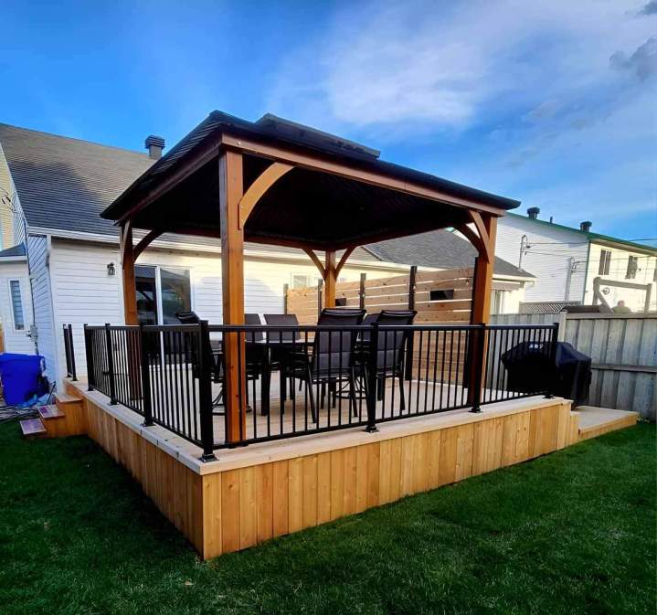 Construction de patio en bois Gatineau