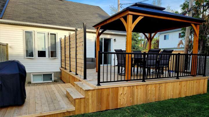 Fabrication de terrasse en bois Gatineau